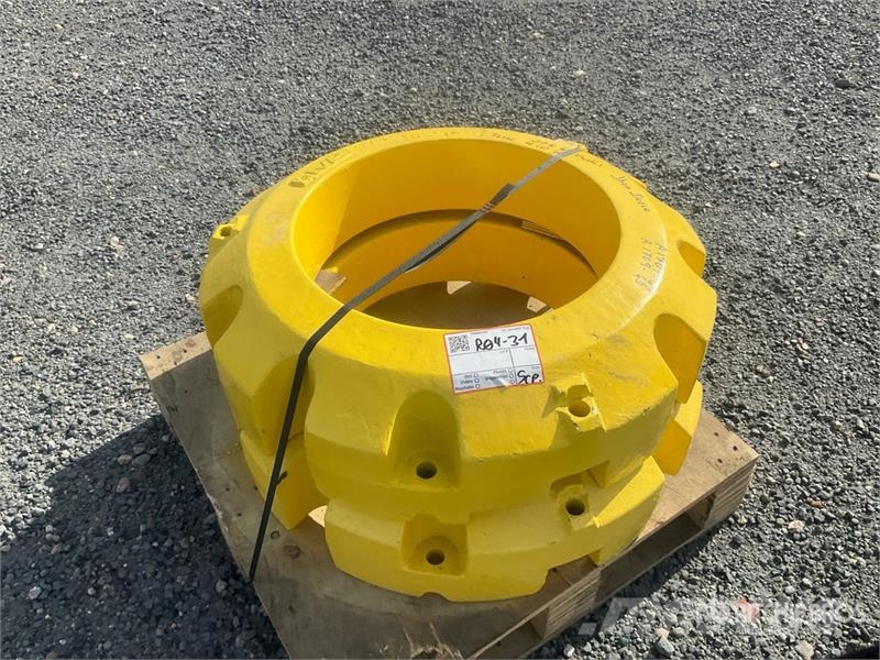 Quantity of (2) Massepoids COC RC 205 Kg Wheel Co Muut maatalouskoneet