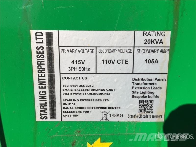  Quantity of (2) starling Transformer Other