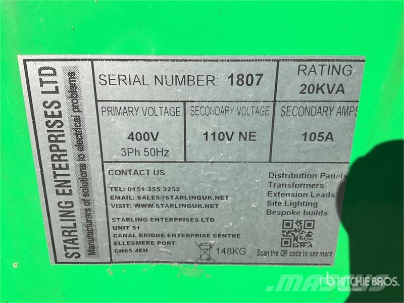 Quantity of (2) starling Transformer Other