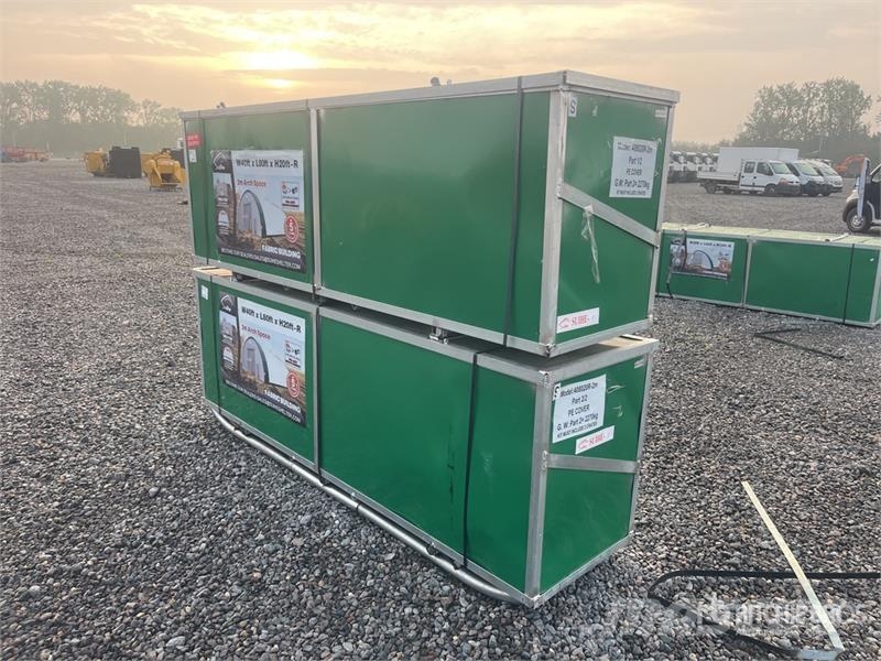 Quantity of (2) Suihe S408020R-300gPE 40 ft x 80 Stahlrahmenaufbauten