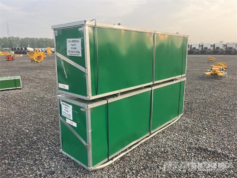 Quantity of (2) Suihe S408020R-300gPE 40 ft x 80 Stahlrahmenaufbauten