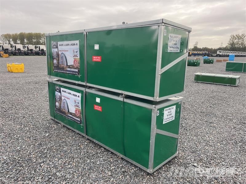 Quantity of (2) Suihe S408020R-300gPE 40 ft x 80 Teraskonstruktsiooniga ehitised