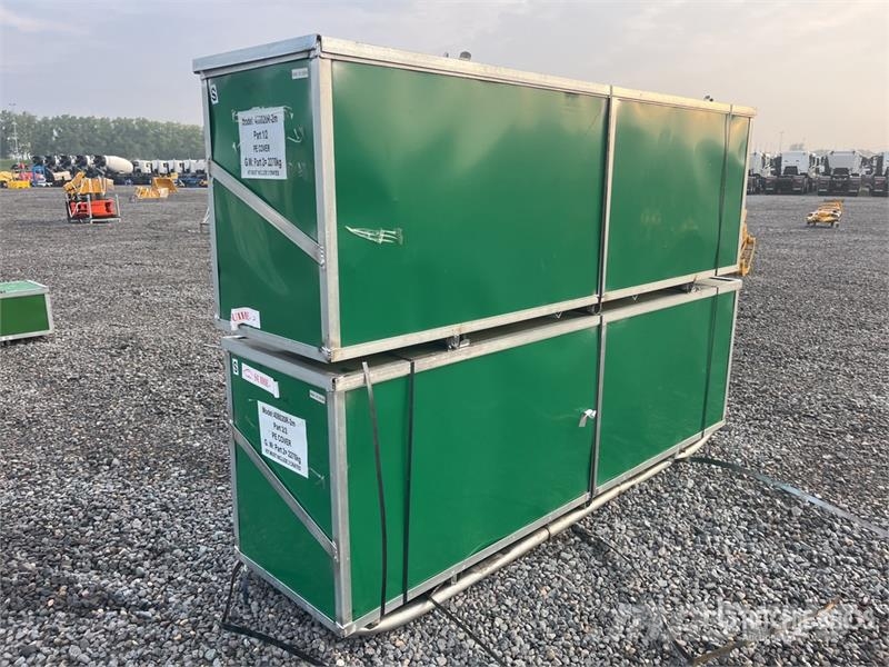 Quantity of (2) Suihe S408020R-300gPE 40 ft x 80 Stahlrahmenaufbauten