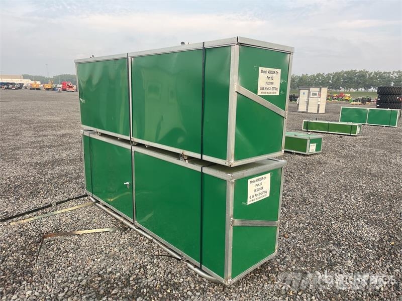 Quantity of (2) Suihe S408020R-300gPE 40 ft x 80 Stahlrahmenaufbauten