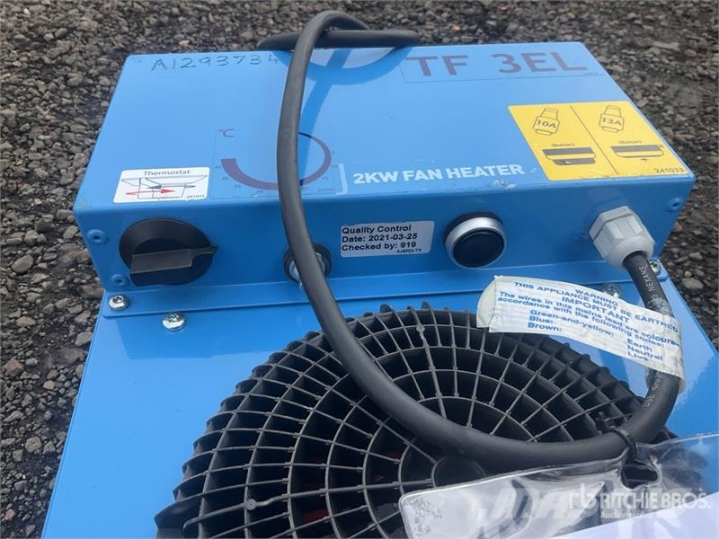 Quantity of (24) Space Heater Heating and thawing equipment