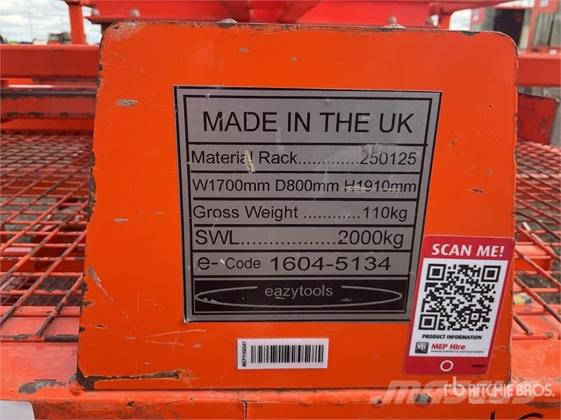 Quantity of (3) Eazytools Material Rack Andere Zubehörteile