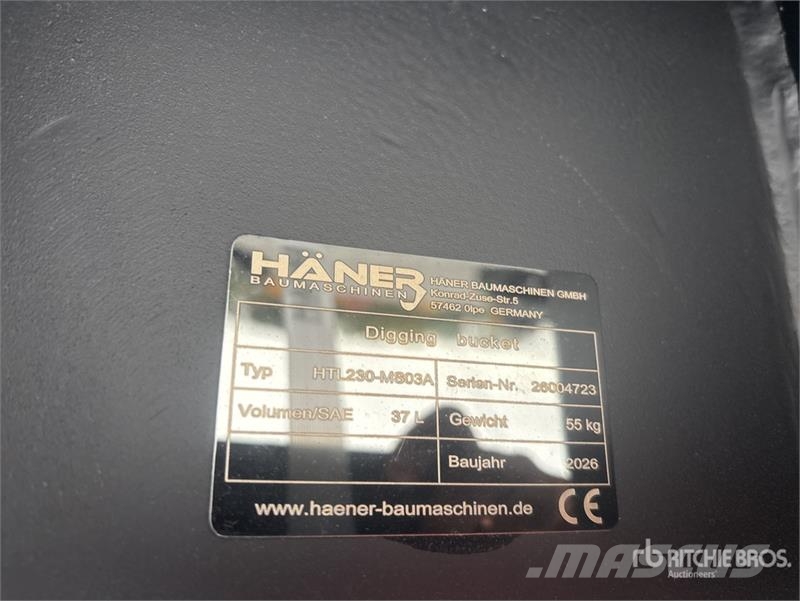 Quantity of (3) Haener Q/C Excavator Bucket (Unus دلاء