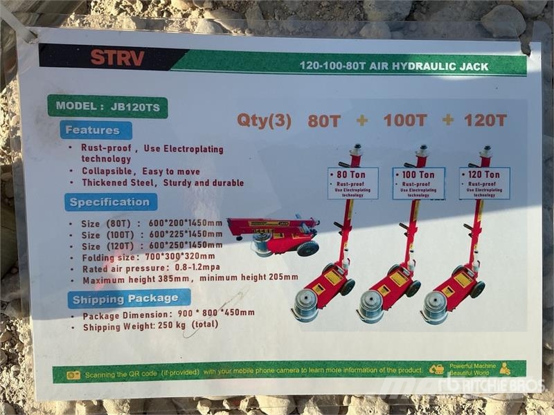 Quantity of (3) STARVOX JB120TS AIR/HYDRAULIC FLO Costruzioni - Altro