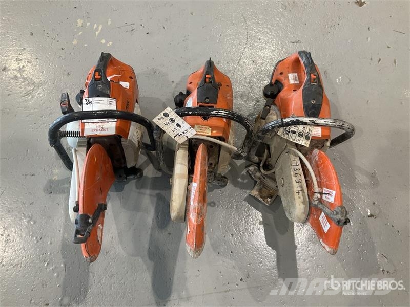 Quantity of (3) Stihl Cut-Off Saw Andere Zubehörteile