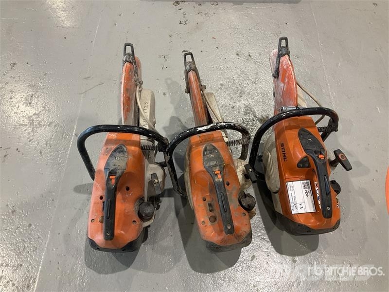 Quantity of (3) Stihl TS480i Cut-Off Saw Other components