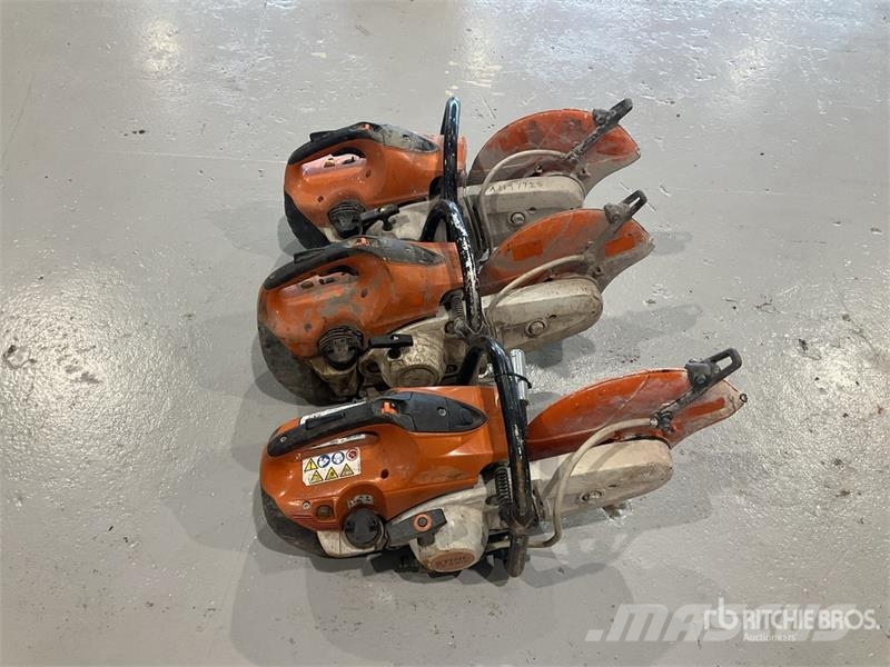 Quantity of (3) Stihl TS480i Cut-Off Saw Other components