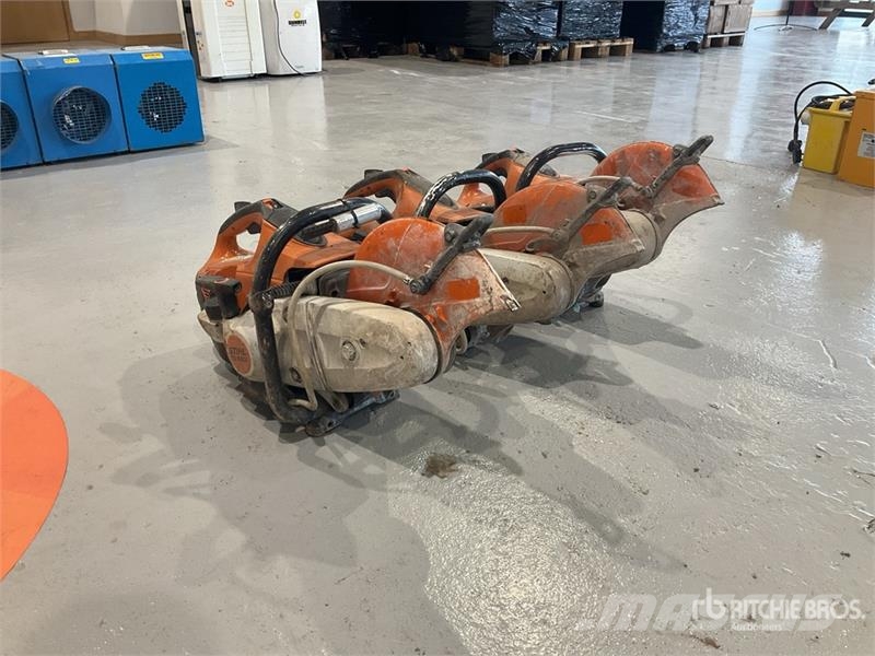 Quantity of (3) Stihl TS480i Cut-Off Saw Other components