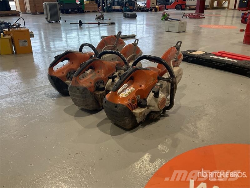 Quantity of (3) Stihl TS480i Cut-Off Saw Other components