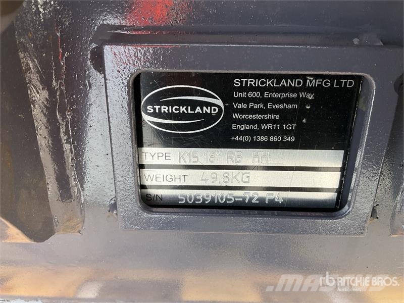Quantity of (3) Strickland Excavator Bucket - Fits دلاء