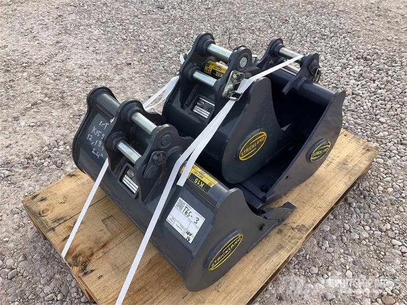 Quantity of (3) Strickland Excavator Bucket - Fits Kašike / Korpe