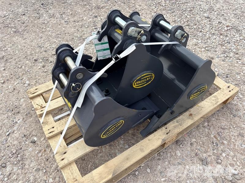  Quantity of (3) Strickland Excavator Bucket - Fits دلاء