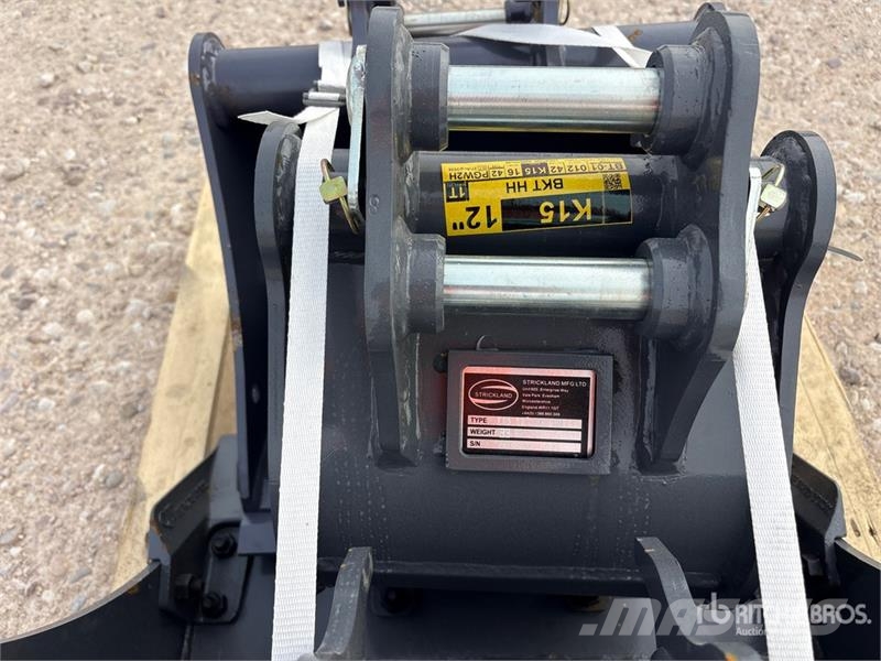  Quantity of (3) Strickland Excavator Bucket - Fits دلاء