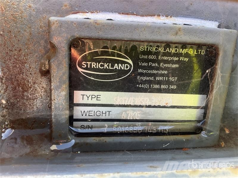 Quantity of (3) Strickland Excavator Bucket - Fits Kašike / Korpe