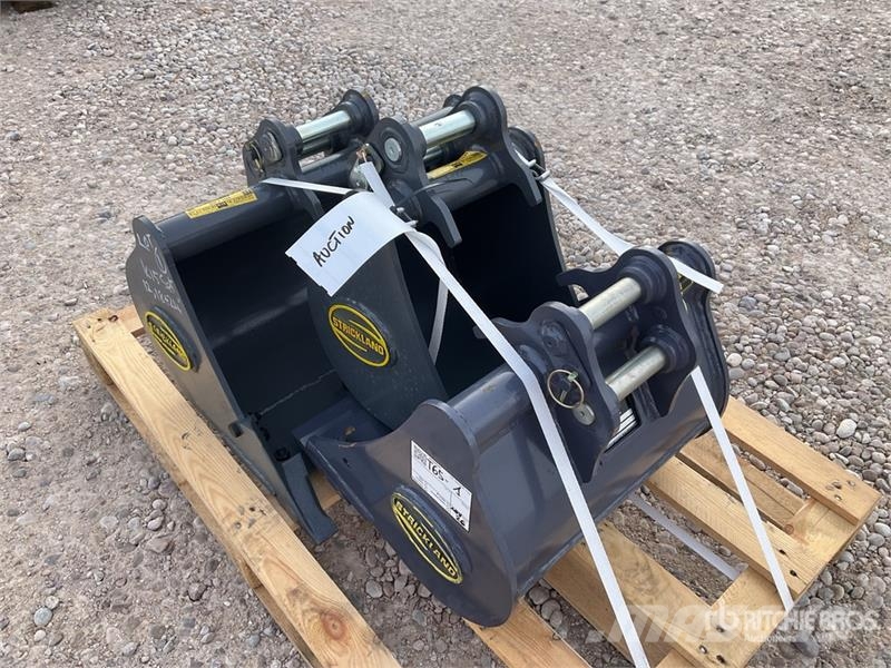Quantity of (3) Strickland Excavator Bucket - Fits دلاء