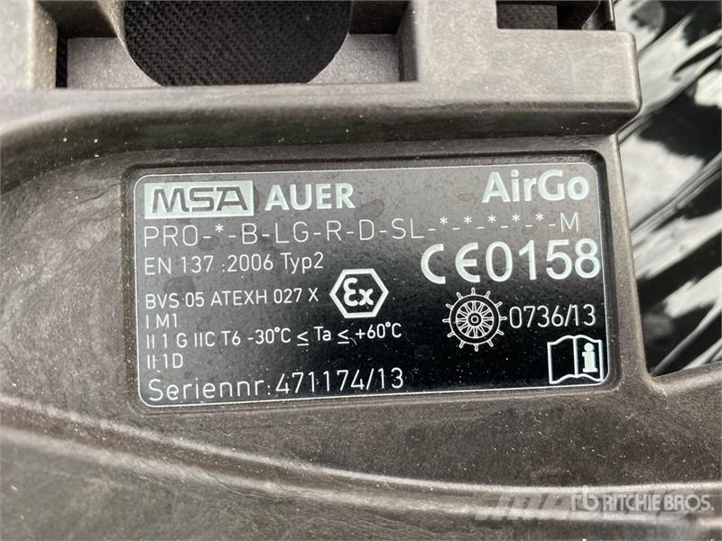  Quantity of (37) MSA Auer Breathing Apparatus معدات البناء - غير ذلك