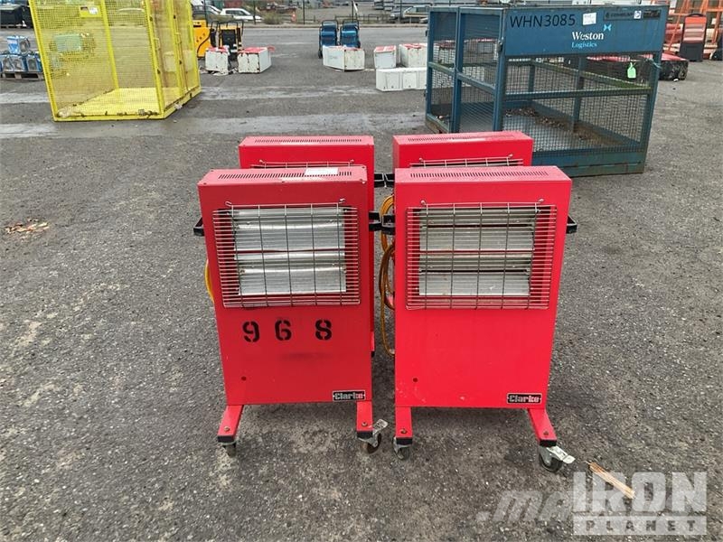  Quantity of (4) Clarke Devil 371P Space Heater معدات التسخين والإذابة