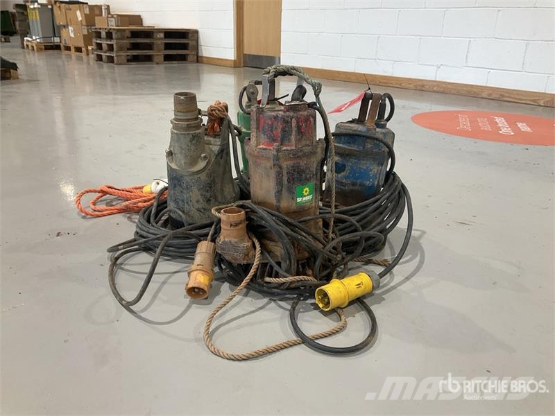 Quantity of (4) Electric Submersible Water Pump Other components