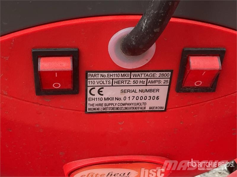  Quantity of (4) Elite Heat EH110 MKII Space Heater معدات التسخين والإذابة