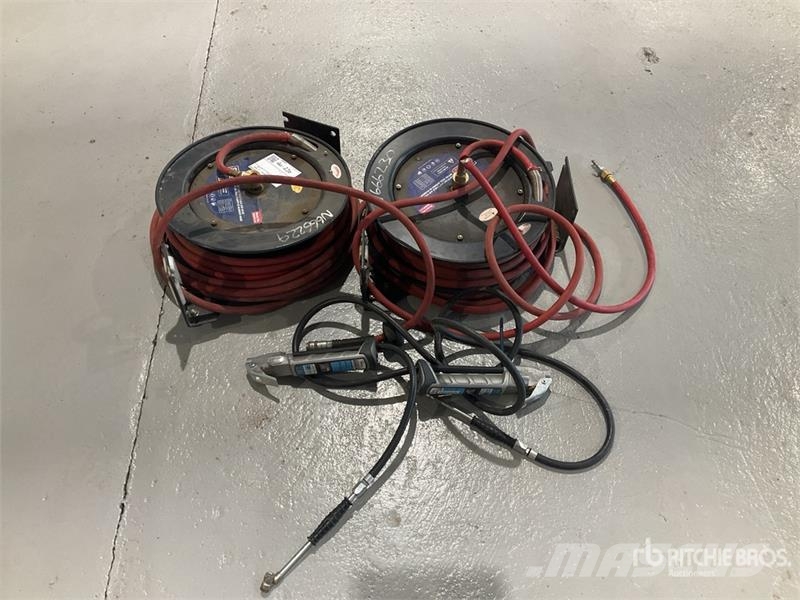 Quantity of (4) Sealey SA841 Pneumatic Reels and G Other components