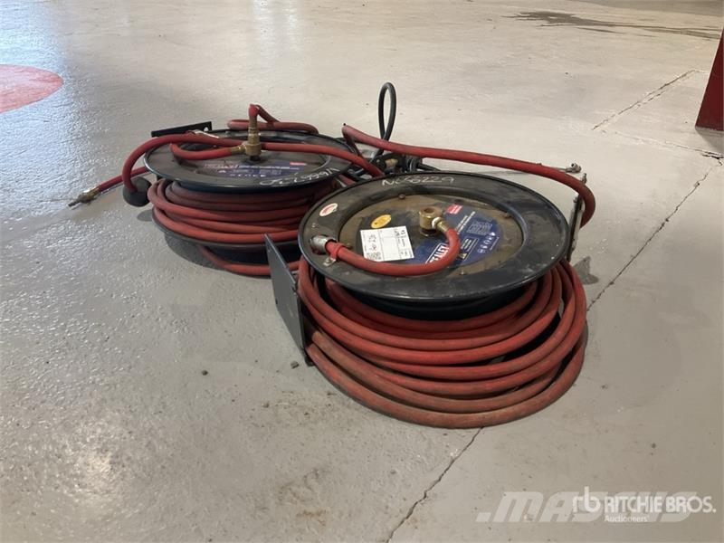  Quantity of (4) Sealey SA841 Pneumatic Reels and G Other components