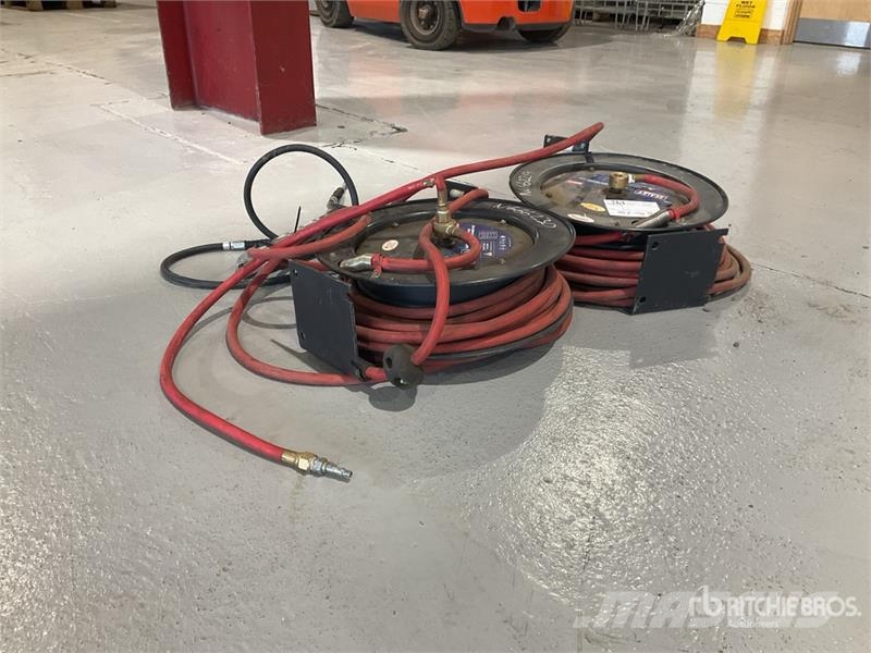  Quantity of (4) Sealey SA841 Pneumatic Reels and G Other components