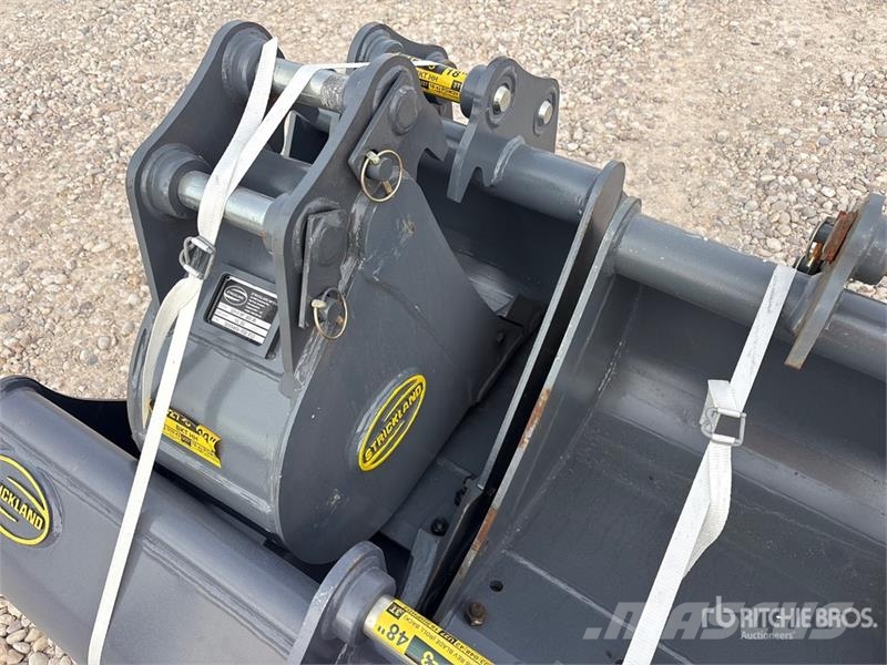  Quantity of (4) Strickland Excavator Bucket - Fits دلاء