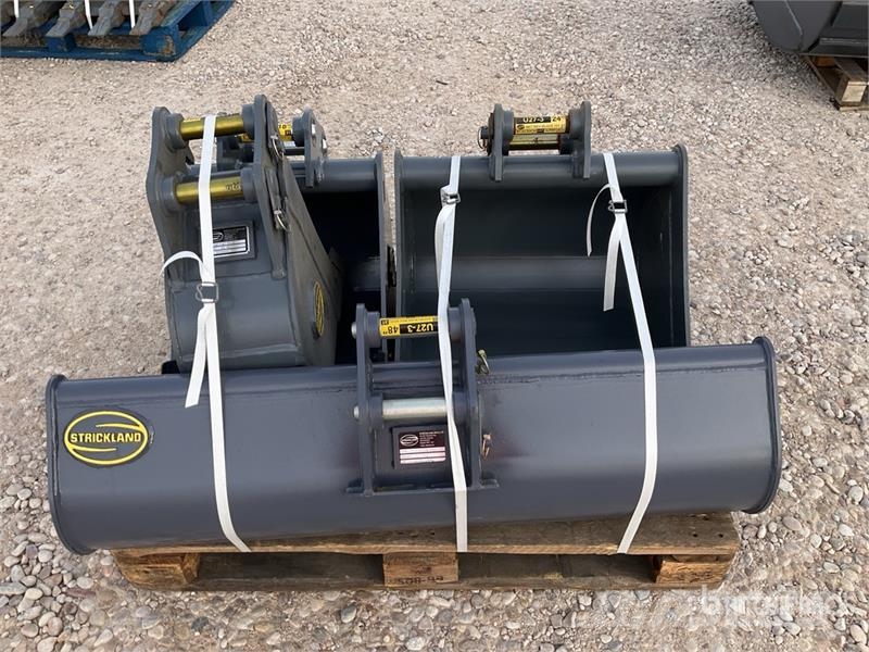  Quantity of (4) Strickland Excavator Bucket - Fits دلاء