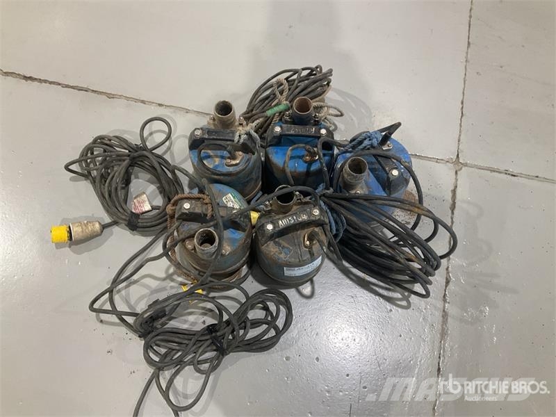 Quantity of (5) Electric Submersible Water Pump Other components
