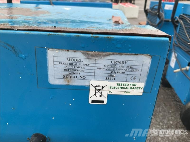 Quantity of (6) CR70DV Dehumidifier مكونات أخرى