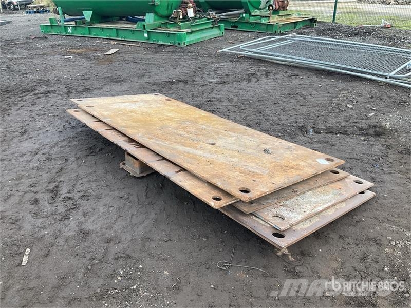 Quantity of (6) Metal Plates Schaber