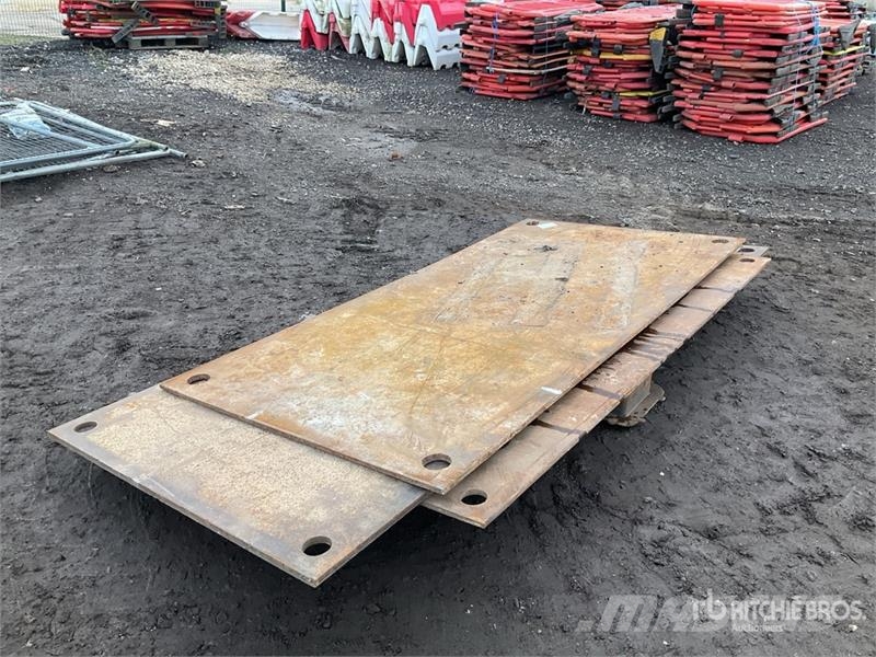 Quantity of (6) Metal Plates Schaber