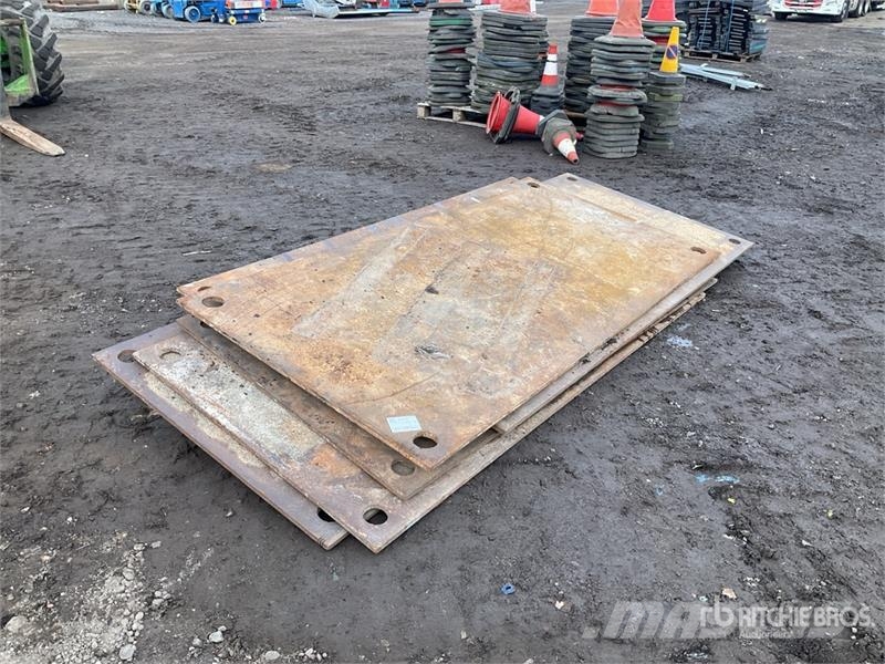 Quantity of (6) Metal Plates Schaber