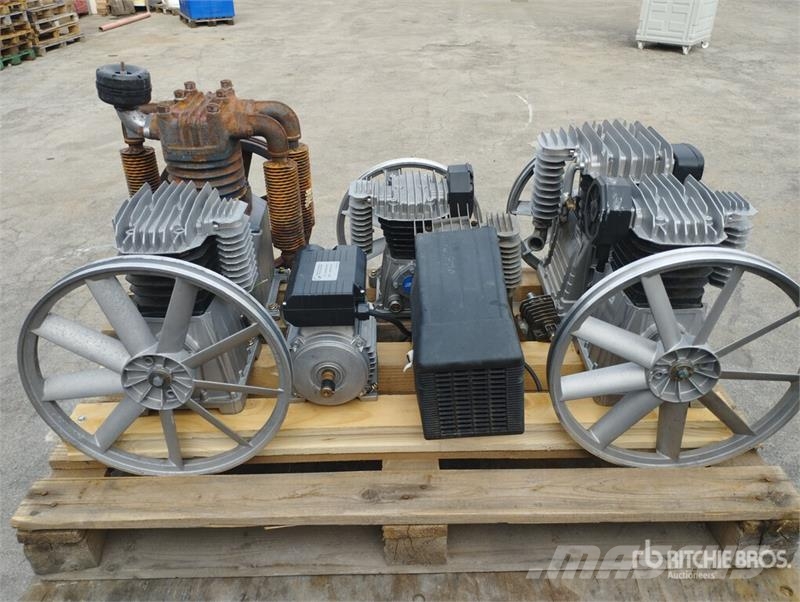 Quantity of (6) Pump Units and Engines Air Compres Kompresszorok