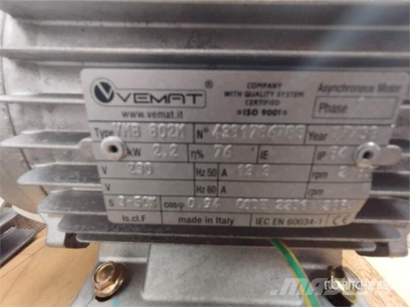 Quantity of (6) Pump Units and Engines Air Compres Kompresszorok