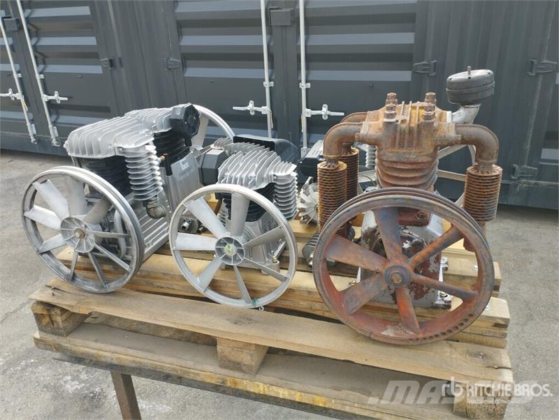 Quantity of (6) Pump Units and Engines Air Compres Kompresszorok