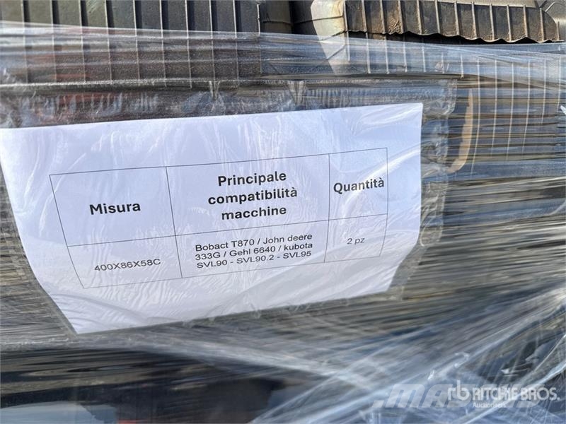 Quantity of (8) 400X86X58 PROFILO C Tracks (Unused Muut