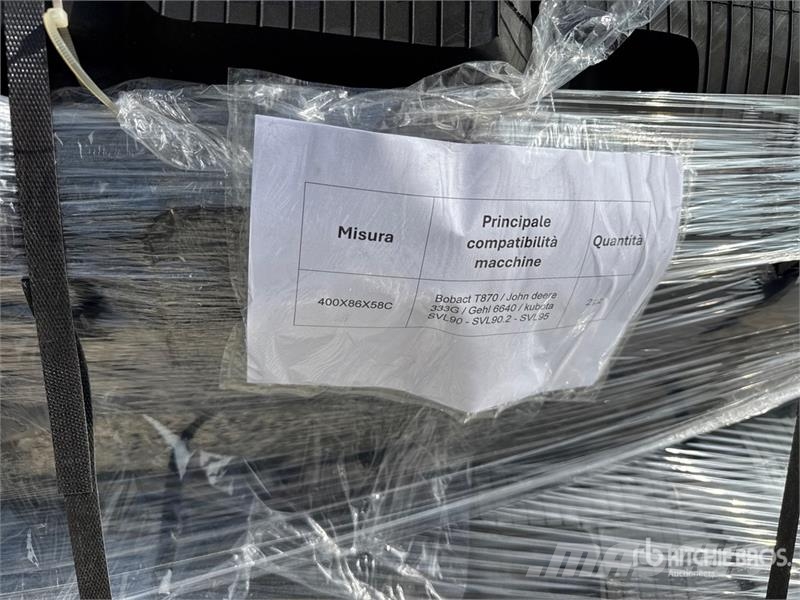 Quantity of (8) 400X86X58 PROFILO C Tracks (Unused Muut