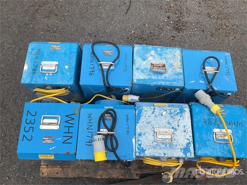  Quantity of (8) Space Heater معدات التسخين والإذابة