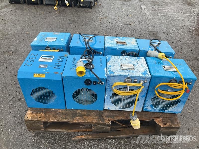  Quantity of (8) Space Heater معدات التسخين والإذابة
