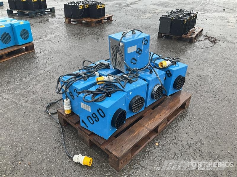  Quantity of (9) Andrew Sykes DE25 Space Heater معدات التسخين والإذابة