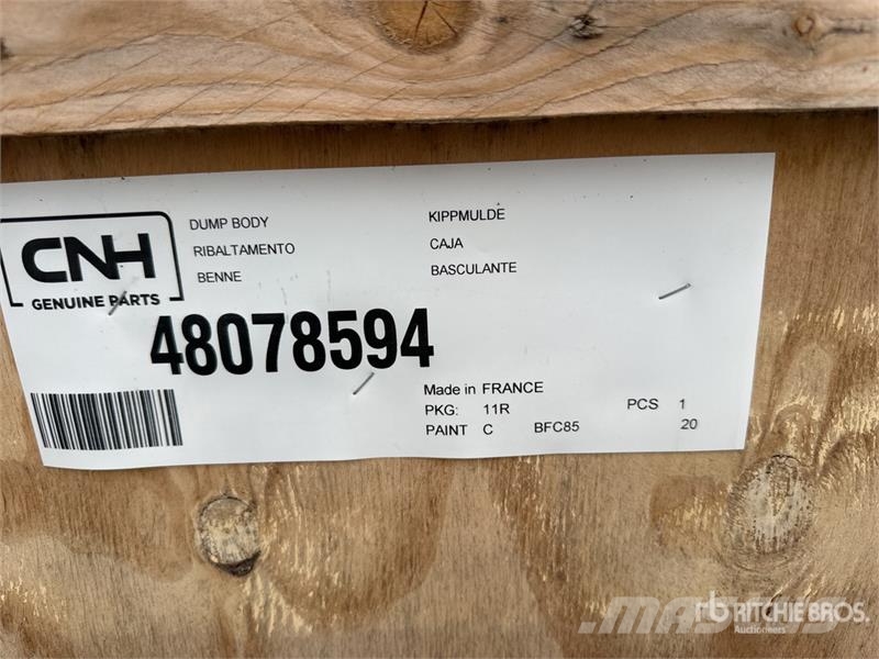  Quantity of CNH Spare Parts (Unused) مكونات أخرى