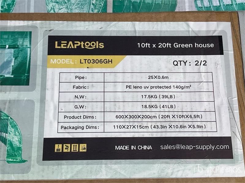 Quantity of LEAPtools LT0306GH (QTY OF 2)10ft x 2 Otros componentes