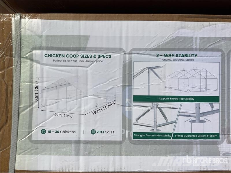  Quantity of  LEAPtools LT0306CRC （QTY OF 2）10ft x  ماكينات وملحقات مواش أخرى