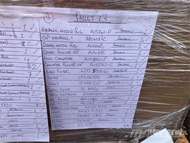 Quantity of Pallet of Misc Parts Other components