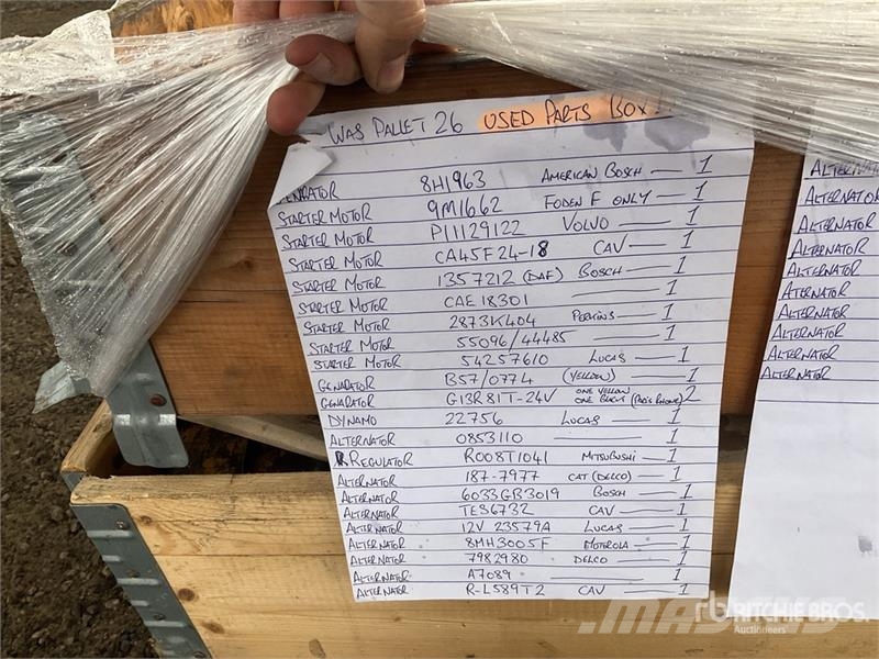 Quantity of Pallet of Misc Parts Other components